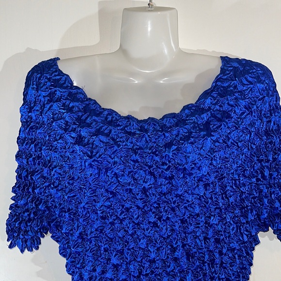 F.C one size scrunchy top. Royal blue in color - Picture 1 of 7